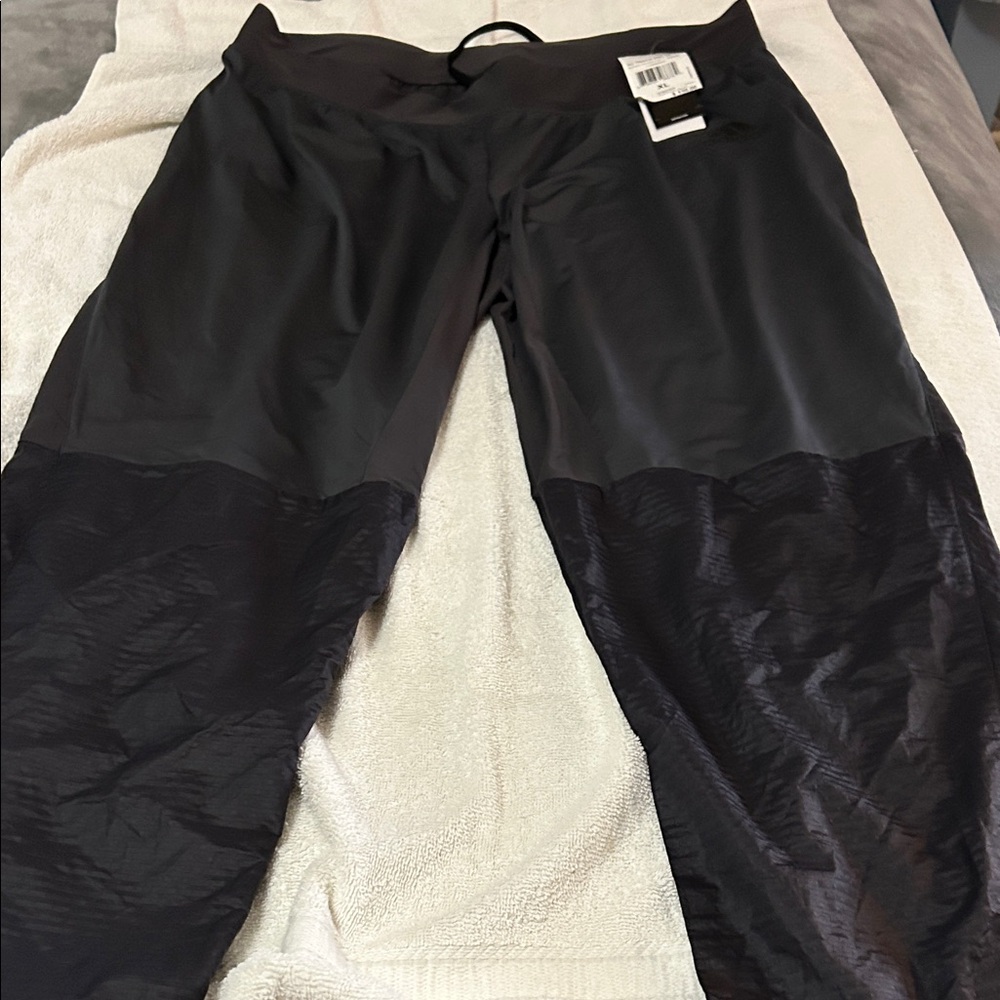 adidas Black Track Pants, extra large. New with tag.